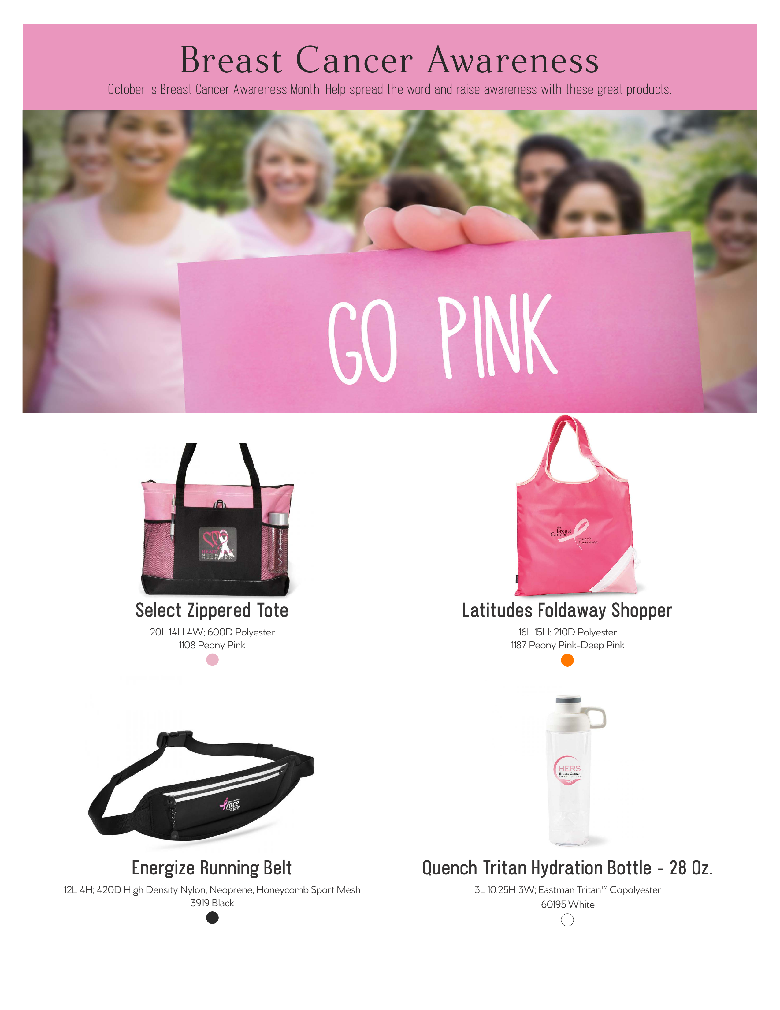 Gemline Breast Cancer ZOOMcatalog ZOOMcustom